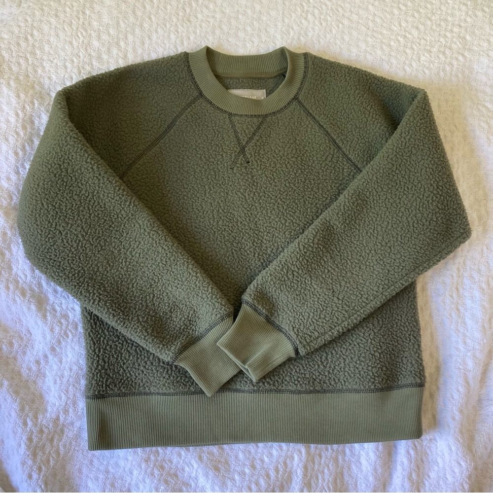 Everlane The Renew Fleece Green Size M